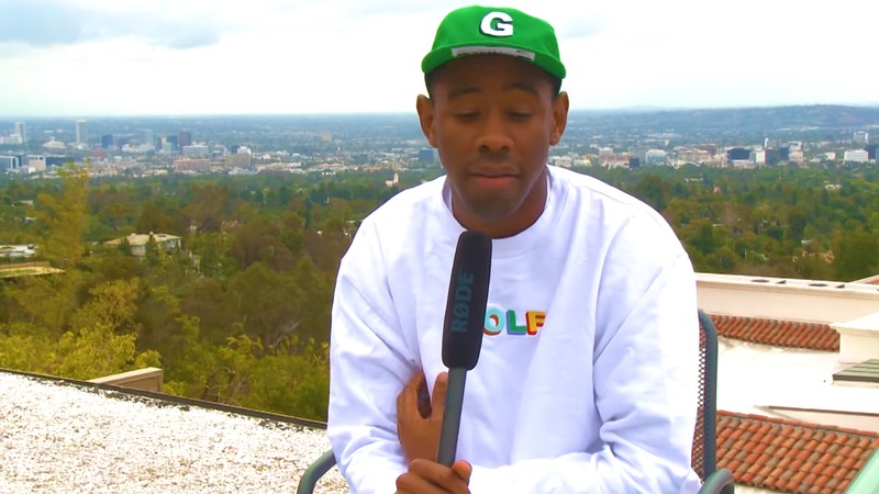 Tyler, the Creator em cena do documentário sobre a produção do disco <i>Cherry Bomb</i> (2015) - Reprodução/Vídeo