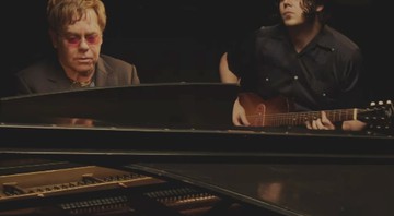 Elton John e Jack White em clipe da série documental <i>American Epic Sessions</i> - Reprodução/Vídeo