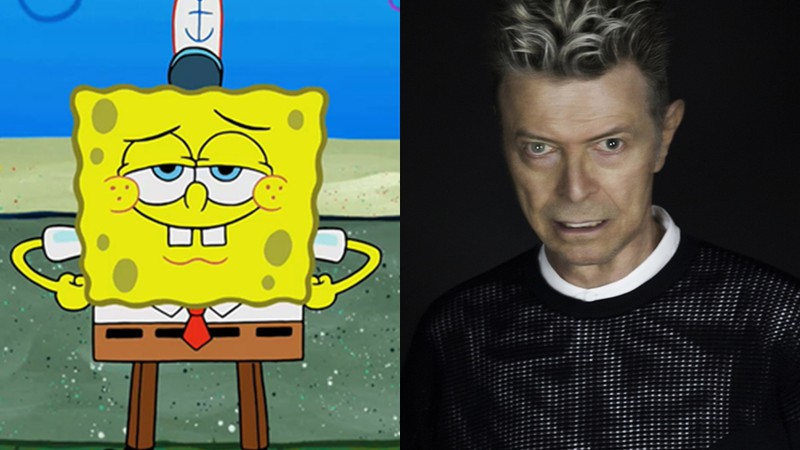 Musical inspirado no desenho <i>Bob Esponja Calça Quadrada</i> terá música de David Bowie - Reprodução