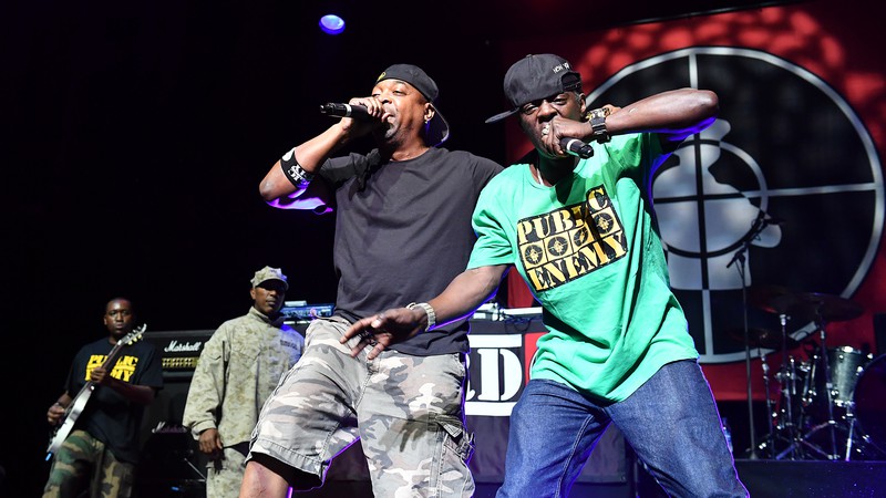 Chuck D e Flavor Flav, integrantes do Public Enemy - Mark Allan/Invision/AP