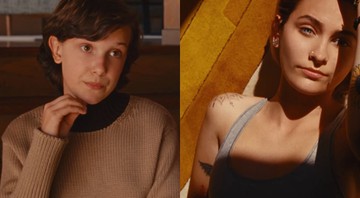 Millie Bobby Brown e Paris Jackson no clipe de "I Dare You", do The xx - Reprodução/Vídeo