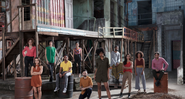 <i>Da esquerda para direita</i>: Laila Garin, Bianca Comparato, Maria Flor, Michel Gomes, Fernanda Vasconcellos, Rodolfo Valente, Vaneza Oliveira, Samuel de Assis, Cynthia Senek, Thais Lago e Bruno Fagundes. - Pedro Saad/Netflix