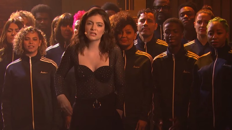 Lorde no programa <i>Late Night With Seth Meyers</i> - Reprodução/Vídeo