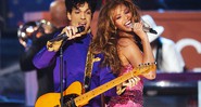 Prince e Beyoncé no Grammy de 2004 - AP