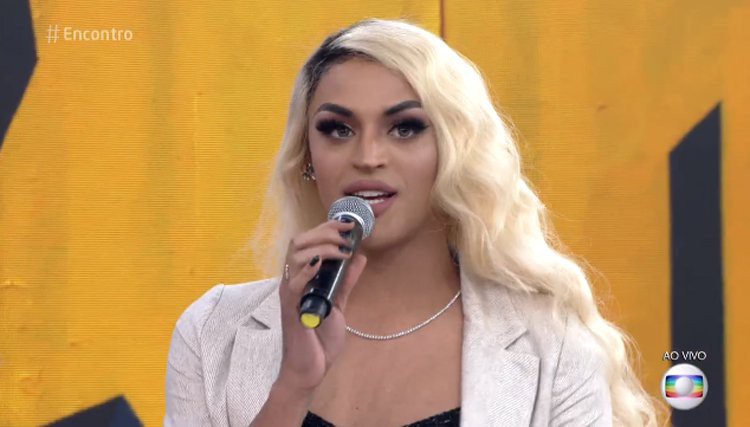 Pabllo Vittar no <i>Encontro</i> - Reprodução