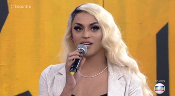 Pabllo Vittar no <i>Encontro</i> - Reprodução