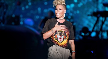 Pink no Sziget Festival 2017, em Budapeste, na Hungria - AP