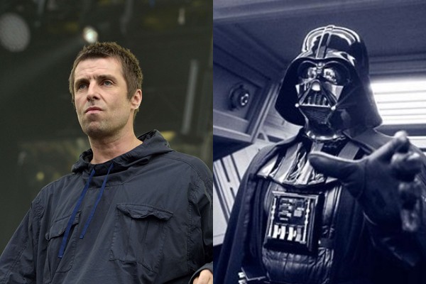 Liam Gallagher e Darth Vader - AP/Reprodução