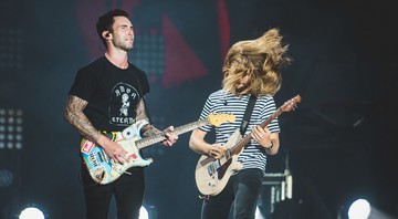 Maroon 5 durante show no Rock in Rio 2017 - Fernando Schlaepfer/I Hate Flash/Divulgação