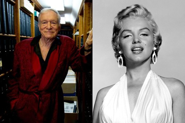 Hugh Hefner e Marilyn Monroe - AP