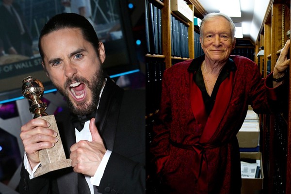 Jared Leto e Hugh Hefner - AP