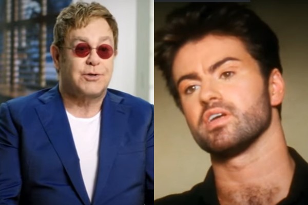 Elton John e George Michael  - Reprodução/Vídeo