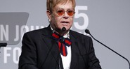 Elton John no evento do 25º aniversário da Elton John AIDS Foundation - AP