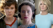 Cenas de <i>Stranger Things</i>, <i>The Crown</i> e <i>House of Cards</i>, séries da Netflix - Reprodução