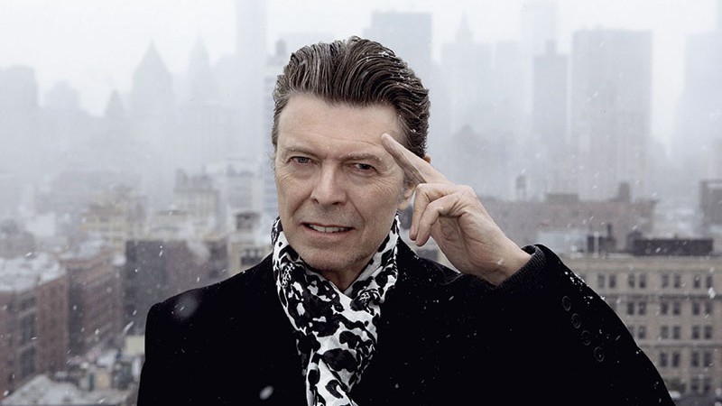 <b>Jornada Fantástica</b><br>
Bowie em 2013, três anos antes de morrer
 - Jimmy King