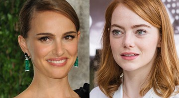 As atrizes Natalie Portman e Emma Stone - Reprodução