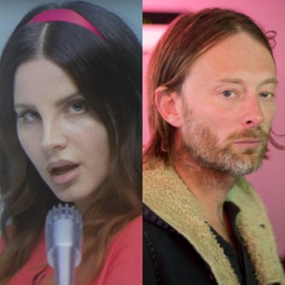 Lana Del Rey e Thom Yorke. - Divulgação