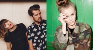 Os músicos Zara Larsson e Oh Wonder.  - Reprodução/Facebook