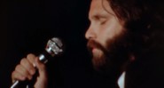 Jim Morrison à frente do The Doors no Isle of Wight Festival de 1970 - Reprodução/Vídeo