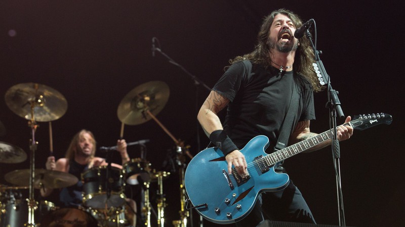 Show do Foo Fighters no Maracanã, Rio de Janeiro, durante excursão da banda de Dave Grohl com o Queens of the Stone Age pelo Brasil - Marcos Hermes