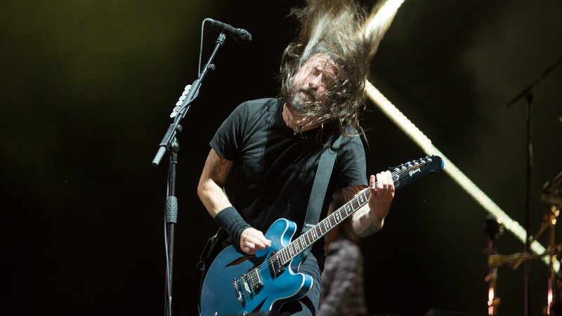 Show do Foo Fighters no Maracanã, Rio de Janeiro, durante excursão da banda de Dave Grohl com o Queens of the Stone Age pelo Brasil - Marcos Hermes