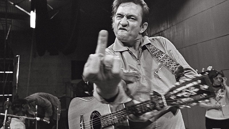 Johnny Cash (Foto:Cortesia de Jim Marshall e Reel Art Press)