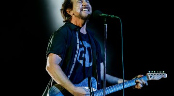 Eddie Vedder, do Pearl Jam, no Lollapalooza 2018 (Foto: Andréia Takaishi)