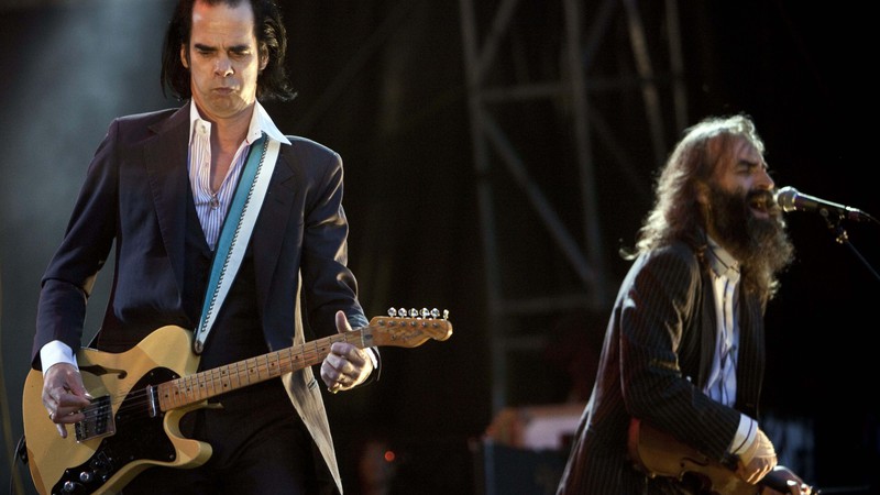 Nick Cave & The Bad Seeds durante show de 2009 - AP Photo/KEYSTONE/Ennio Leanza