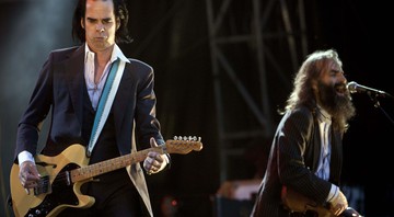 Nick Cave & The Bad Seeds durante show de 2009 - AP Photo/KEYSTONE/Ennio Leanza