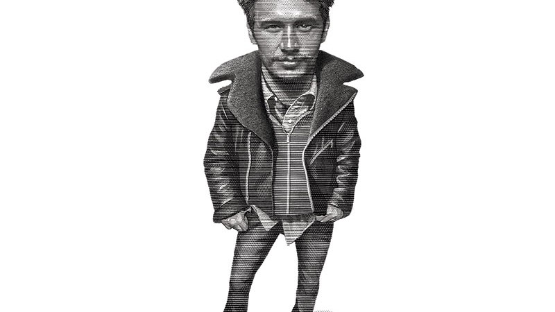 James Franco - Ilustração: Mark Summers