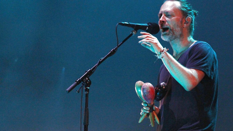 Radiohead durante show em São Paulo - Ana Luiza Ponciano