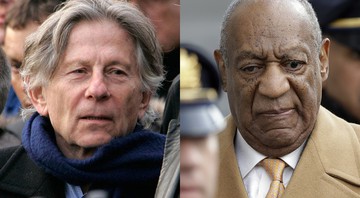 O diretor Roman Polanski e o ator Bill Cosby  - Matt Slocum/AP