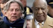 O diretor Roman Polanski e o ator Bill Cosby  - Matt Slocum/AP