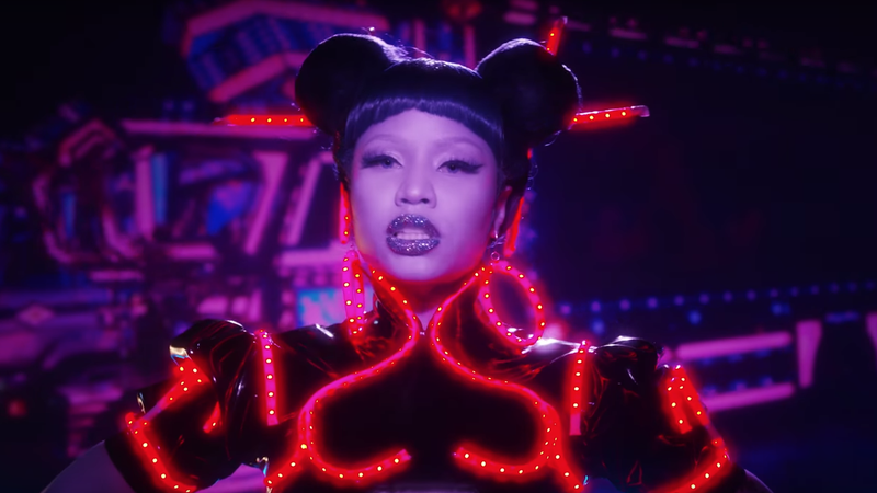 Nicki Minaj no clipe da música Chun-Li - Reprodução