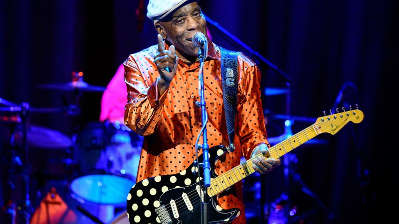 Buddy Guy, lendário guitarrista de blues, durante show no Canadá, em 2018 - Julian Avram/Icon Sportswire/AP