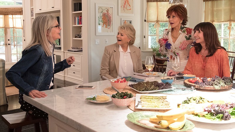 Diane Keaton, Candice Bergen, Jane Fonda e Mary Steenburgen em cena do filme <i>Do Jeito Que Elas Querem</i>(2018) - Divulgação/ParisFilmes