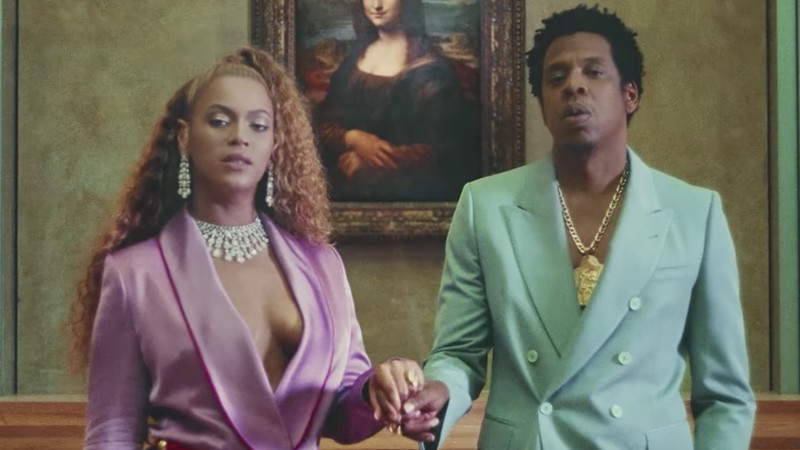 Beyoncé e Jay-Z no clipe de “Apeshit” - Reprodução