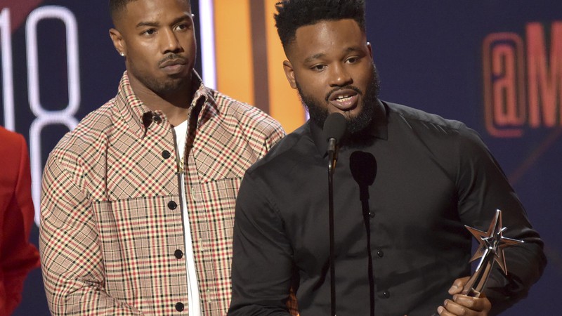 Michael B. Jordan e Ryan Coogler no BET Awards 2018 - Richard Shotwell/Invision/AP