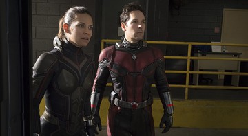 Evangeline Lilly e Paul Rudd em <i>Homem-Formiga e a Vespa</i> - Reprodução