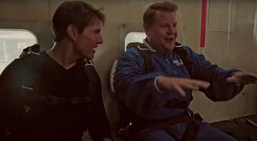 Tom Cruise e James Corden - Reprodução