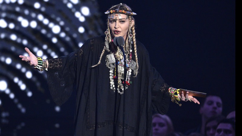 Madonna no VMA 2018 (Foto: Chris Pizzello/Invision/AP)