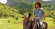 Lenny Kravitz em sua fazenda no interior do Rio de Janeiro (Foto:Reprodução)