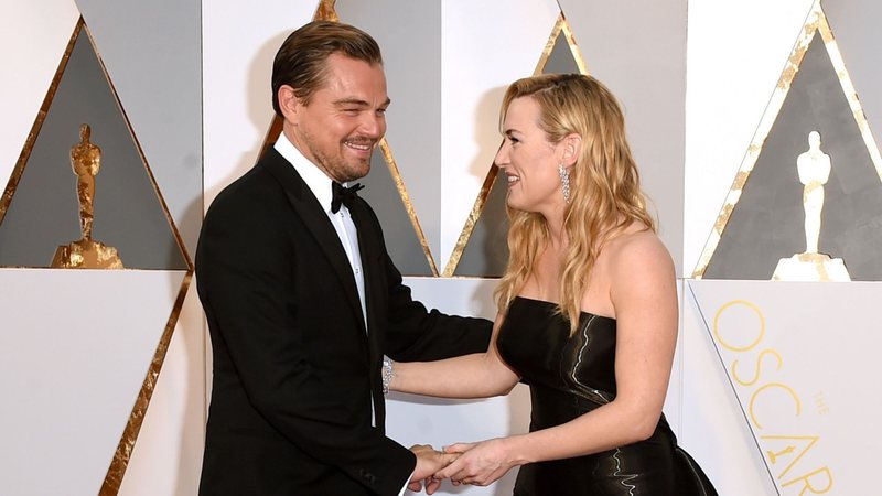 Leonardo DiCaprio e Kate Wisnlet (Foto: ason Merritt/Getty Images)