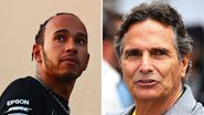 Lewis Hamilton (Foto: Dan Istitene / Equipe) e Nelson Piquet (Foto: Mark Thompson / Equipe)