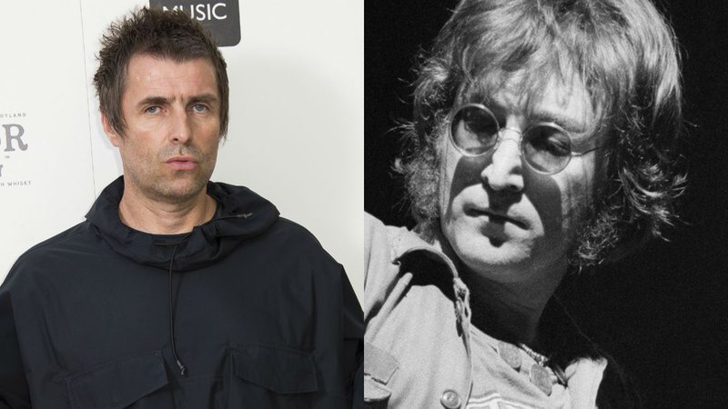 Liam Gallagher e John Lennon (Foto 1: Joel C Ryan/AP/ Foto 2: AP)