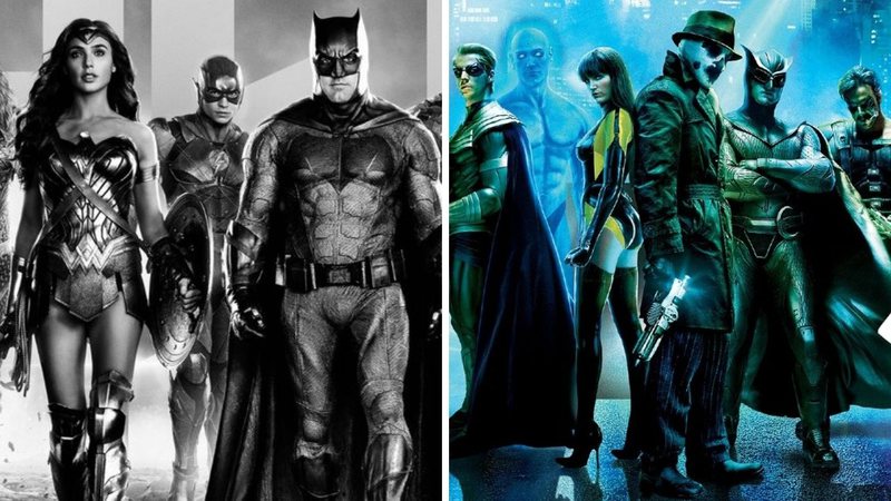 Liga da Justiça de Zack Snyder (Foto: Divulgação/HBO Max) e Watchmen (Foto: Divulgação/Warner Bros.)