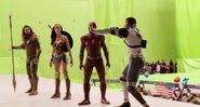 Bastidores de Liga da Justiça de Zack Snyder (Foto: Reprodução / Twitter)