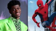 Lil Nas X (Foto: Rich Fury/Getty Images) / Tom Holland como Homem-Aranha em Homem-Aranha: De Volta ao Lar (Foto: Reprodução/IMDb)