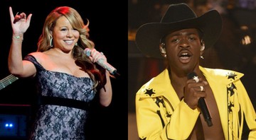 Mariah Carey (Foto 1: AP) Lil Nas X (Foto 2: Divulgação)