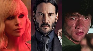 Atômica, John Wick 2 e Police Story: Guerra as Drogas (foto: reprodução/ Warner/ FOX)